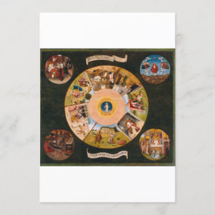 Hieronymus Bosch - Die sieben Toten singen und die Einladung