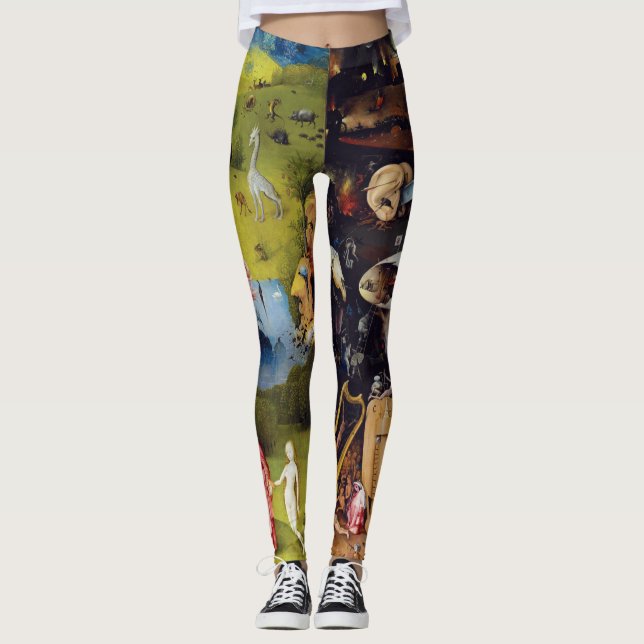 Hieronymus Bosch Heaven and Hell Leggings (Vorderseite)