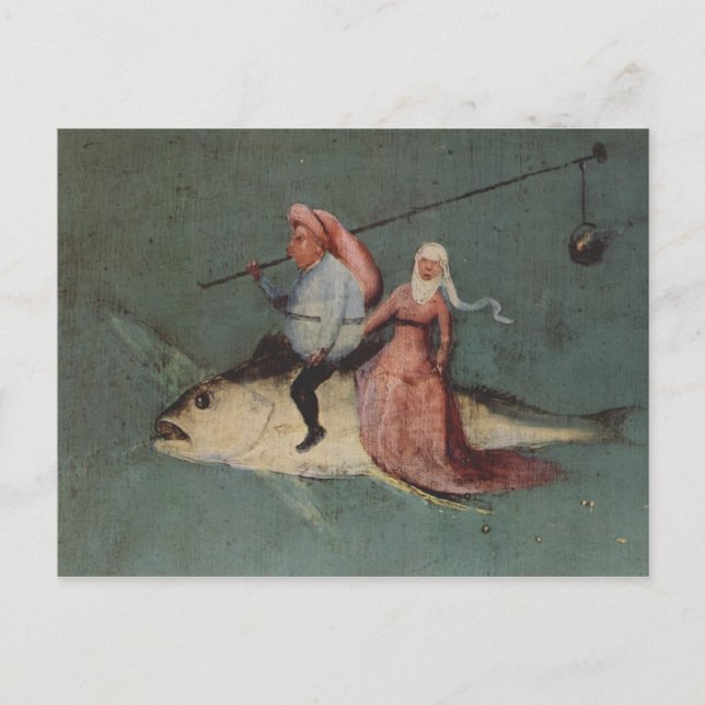 Hieronymus Bosch Malkunst Postkarte (Vorderseite)