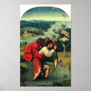 Hieronymus Bosch-St. Christopher Poster