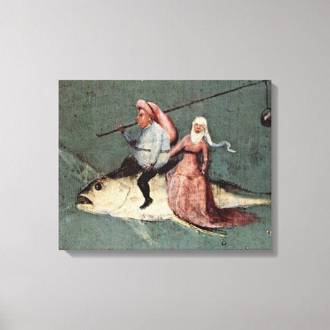 Hieronymus Bosch - Temptation von St. Anthony Leinwanddruck (Vorderseite)