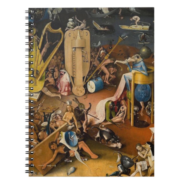 Hieronymus Bosch-The Garden of Hell Notizblock (Vorderseite)