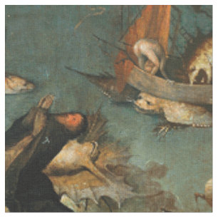 Hieronymus Bosch - Versuchung des Heiligen Anthony Stoff