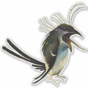 Hieronymus Bosch's Vogel-Aufkleber Aufkleber