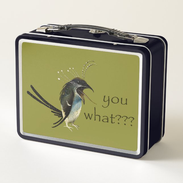 Hieronymus Boschs Vogel Metall Lunchbox (Rückseite)
