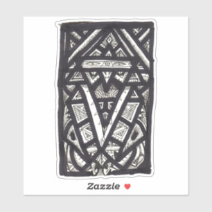 Hierophant, von Brian Benson, Vinylaufkleber Aufkleber