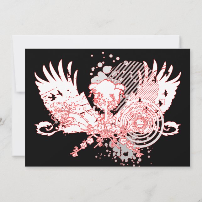 Hifi-Baum Einladung (Vorderseite)