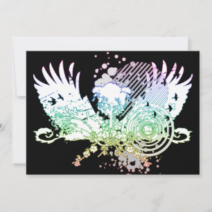 Hifi-Regenbogenbaum Einladung