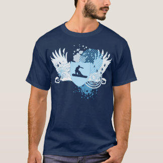 HifiSnowboarding. verfolgt im Blau T-Shirt