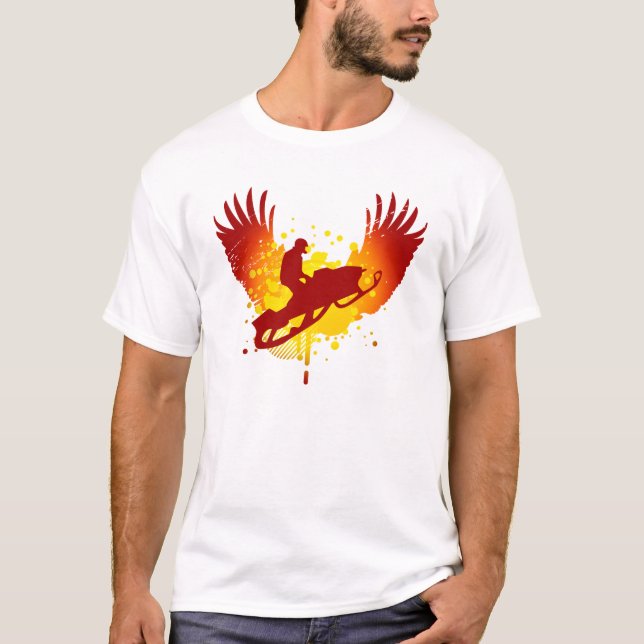 Hifisnowmobiling T-Shirt (Vorderseite)