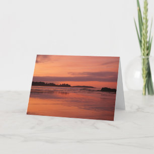 Higgins Beach Sunrise Greeting Card Karte