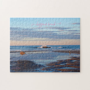 Higgins Beach Zen Sunrise Gezeitenpool Reflektione Puzzle