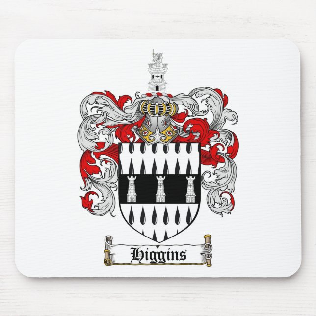 HIGGINS FAMILIENWAPPEN - HIGGINS WAPPEN MOUSEPAD (Vorne)
