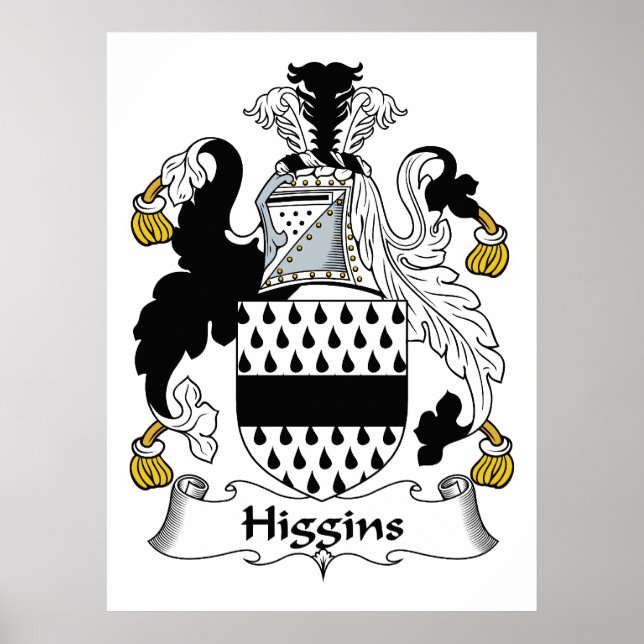 Higgins-Familienwappen Poster (Vorne)