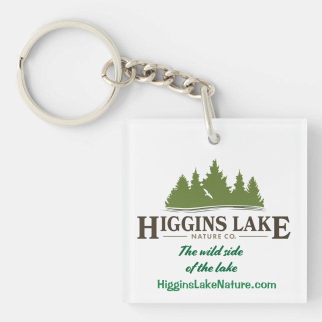 Higgins Lake Nature Schlüsselanhänger (Vorderseite)