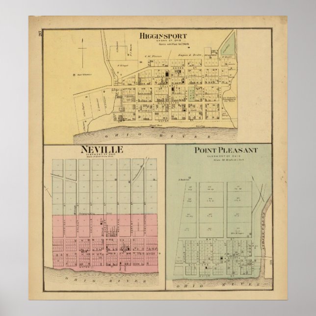 Higginsport, Ohio Poster (Vorne)