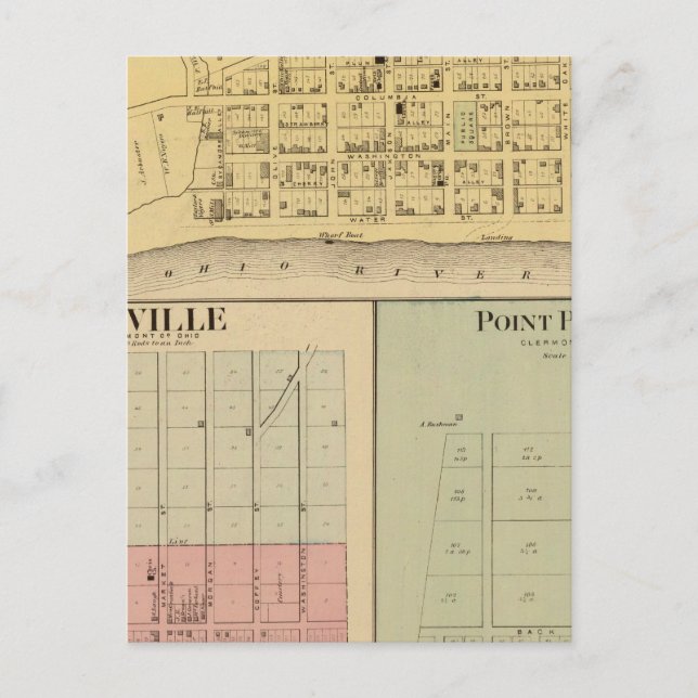 Higginsport, Ohio Postkarte (Vorderseite)