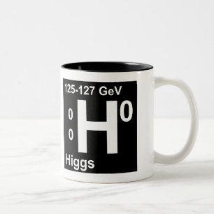 Higgs Boson (linkshändig) Zweifarbige Tasse