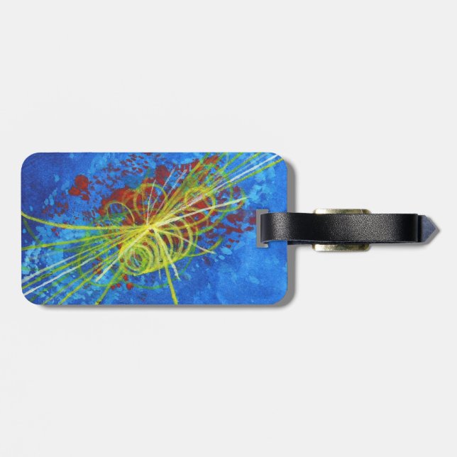 Higgs Boson Luggage Tag Gepäckanhänger (Rückseite horizontal)