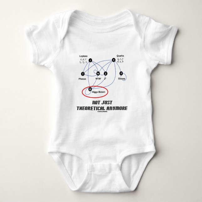Higgs Boson nicht gerade theoretisch mehr Baby Strampler (Vorderseite)