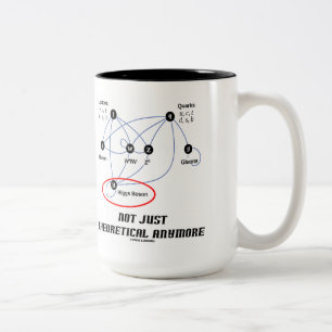 Higgs Boson nicht nur theoretisch mehr Zweifarbige Tasse