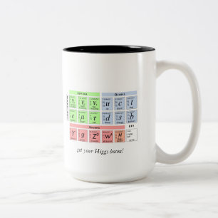 Higgs Boson v1b Zweifarbige Tasse