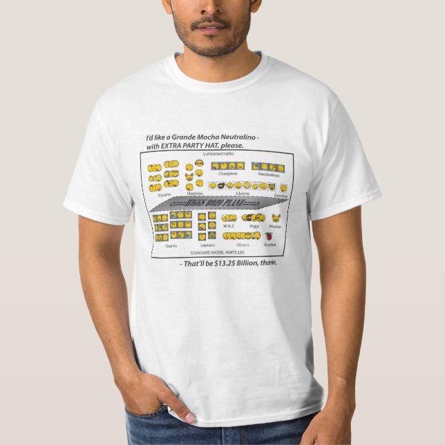 Higgs Bosons für Idioten T-Shirt (Vorderseite)