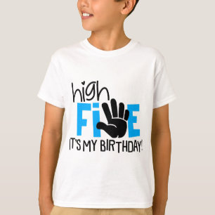 High 5 Es ist mein Geburtstag 5. Geburtstagsfeier T-Shirt