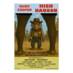 High Baboon Movie Parodie Poster