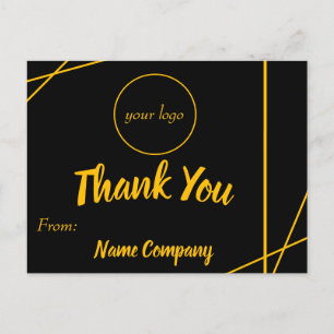 High Class Business Thankyou Card Postkarte