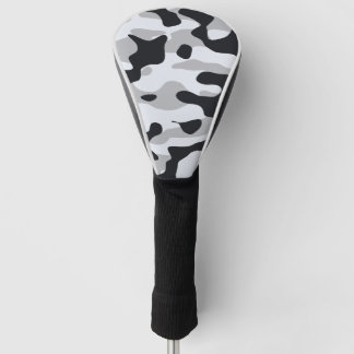 High contrast urban camouflage golf headcover