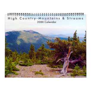 High Country - Berge und Bäche Kalender