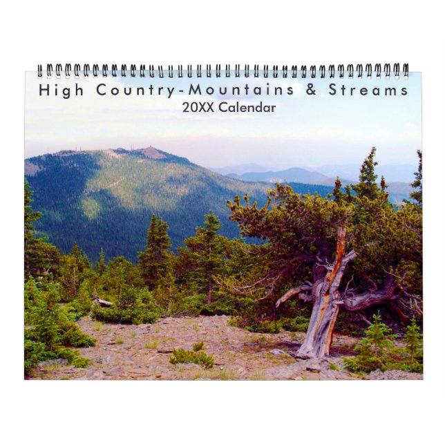 High Country - Berge und Bäche Kalender (Titelbild)