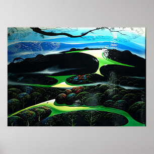 High Country Meadow - Magischer Realismus  Eyvind  Poster