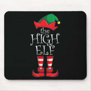 High Elf Matching Family Weihnachten Party Pajama Mousepad