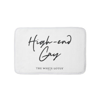 High-End Gay - Der weiße Lotus Badematte