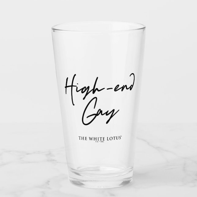 High-End Gay - Der weiße Lotus Glas (Vorderseite)