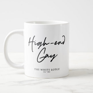 High-End Gay - Der weiße Lotus Jumbo-Tasse