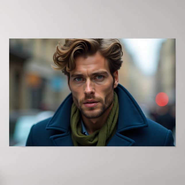 High-End Men's Business Suits (8K) Poster (Vorne)