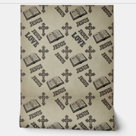 High End Textured Faith Inspired Design Tapete