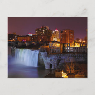 High Falls in Downtown Rochester New York Postkarte