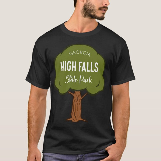 High Falls Staat Park Georgia T-Shirt (Vorderseite)