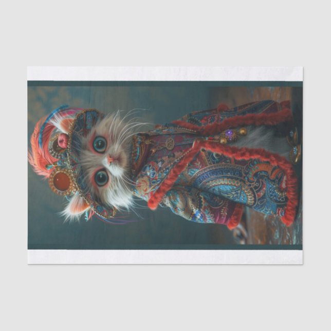 High Fashion Cat6 Seidenpapier (Vorderseite)