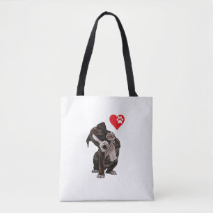 High Five Heart Bulldog Pup I Liebe Boxer Dog Love