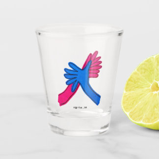 High Five...Ish Schnapsglas