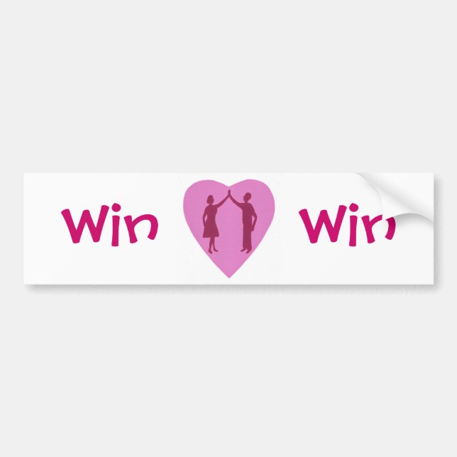 High Five mit männlichen und weiblichen Spielern,  Autoaufkleber (Vorne)