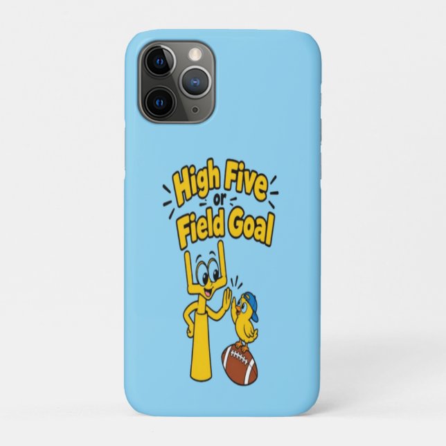 High Five oder Field Goal Cartoon-Kindermode Case-Mate iPhone Hülle (Rückseite)
