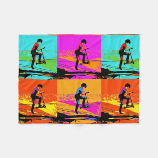 High Flying Scooter Tricks - Stunt Scooter Rider Fleecedecke