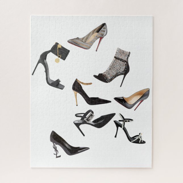 High Heel Schuhe Collage Stiletto Jigsaw Puzzle (Vertikal)