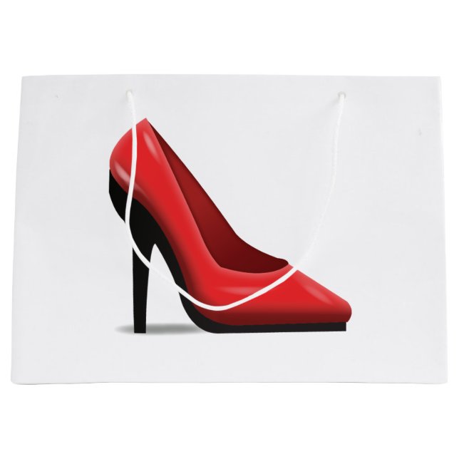HIgh Heel Shoe - Emoji Große Geschenktüte (Vorderseite)